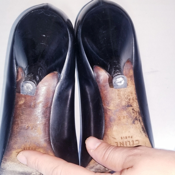 Celine | Black Cutout‎ Pumps, size 38.5 - Picture 9 of 10